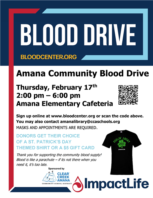 Amana Blood drive
